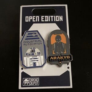 Disney Star Wars Droid Depot Pin Set New Authentic R2-D2